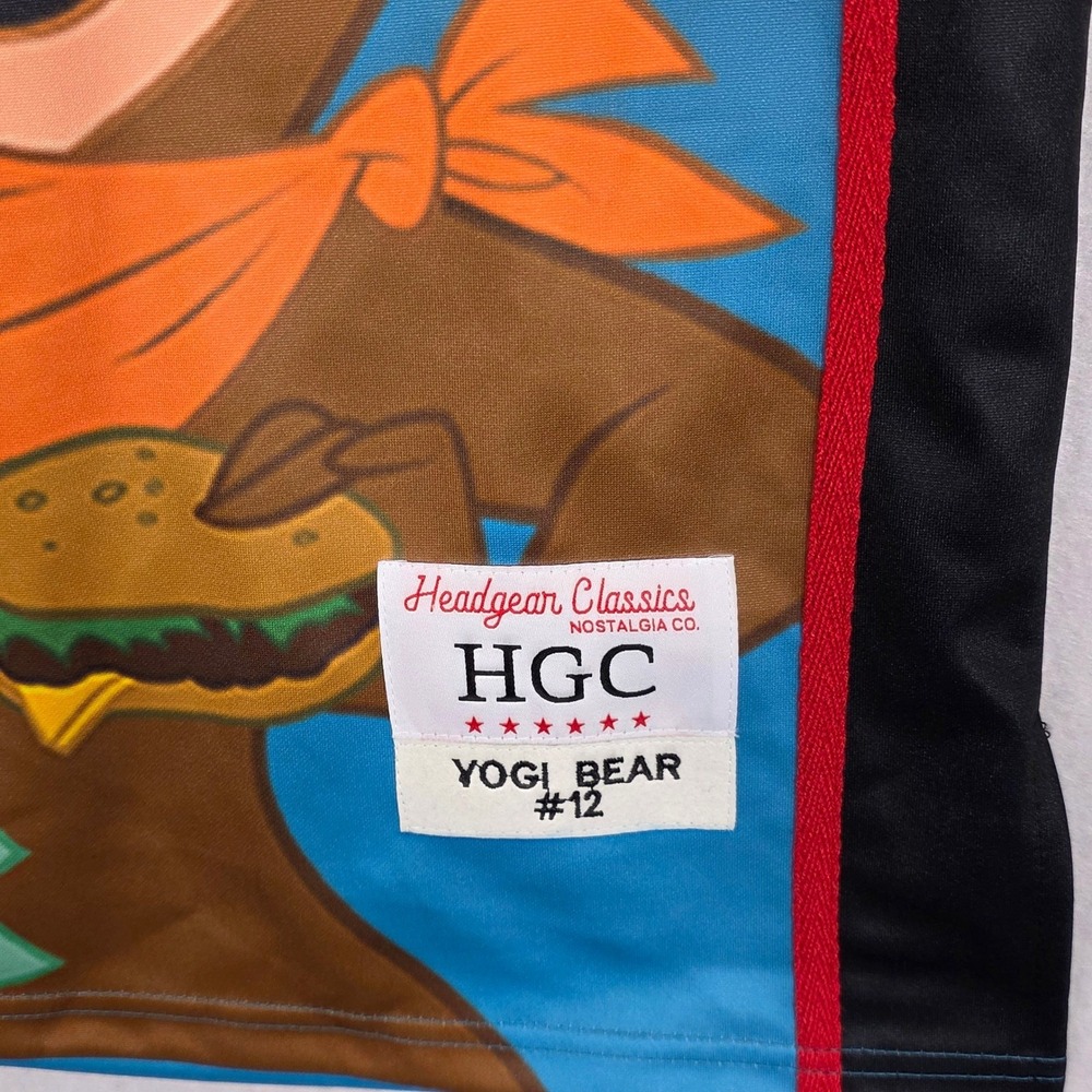 Headgear Classics Basketball Jersey Men Medium Vancouver Yogi Bear Number 12 New - Picture 4 of 6